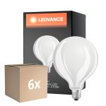 Monipakkaus 6x Ledvance LED Classic E27 Globe Matta 11W 1521lm - 827 Erittäin Lämmin Valkoinen | Himmennettävä - Korvaa 100W