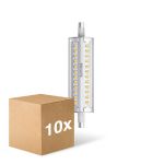 Monipakkaus 10x Philips Corepro LED Lineair R7s 118mm 14W 1800lm - 840 Kylmä Valkoinen | Himmennettävä - Korvaa 120W
