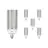 Monipakkaus 6x Ledvance LED Lamppu HQL LED P E40 90W 13000lm - 840 Kylmä Valkoinen | Korvaa 250W