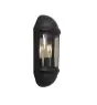 Ansell LED Seinävalaisin Latina  Puolikas Lyhty Musta - Sopii E27 Aikeissa 42W | IP65 - Valotunnistin