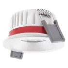 Ledvance LED Kohdevalaisin Fire Rated Aluminium Valkoinen 8W 680lm 36D - 930 Lämmin Valkoinen | Odetnij 68mm - IP65 - Paras Värintoisto - Himmennettävä