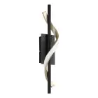 Eglo Seinävalaisin Conaprato Teräs Brushed Messinki, Musta 8.8W 1050lm - 827-840-865 CCT | Himmennettävä
